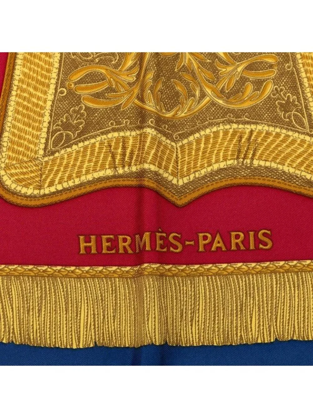 Hermes Carre 90 Poste Et Cavalerie Saber Decorative Bag Scarf Large Multicolor